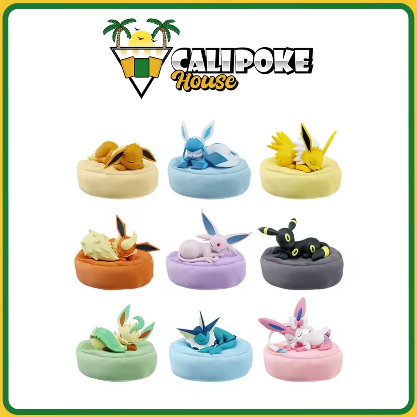 Holly Box Pokemon Eeveelution Sweet Dreams Sleeping Series Figurine Blind Box