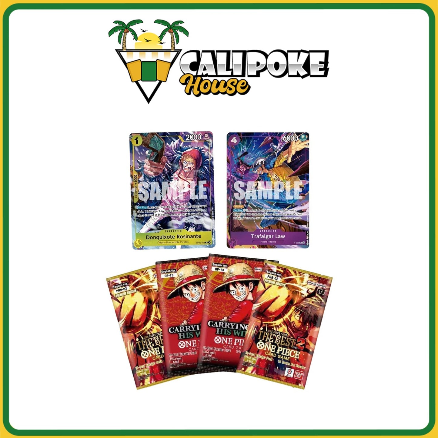 One Piece Trading Card Game Illustration Box Vol.6 English Sealed