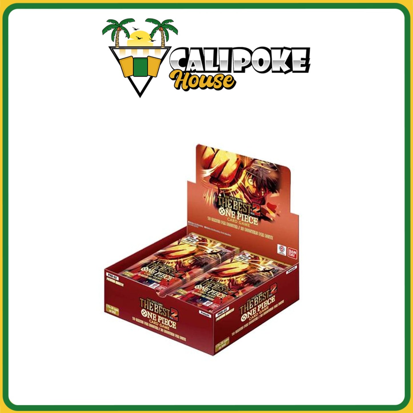 One Piece Trading Card Game PRB-02 Booster Box The Best Vol. 2 English Sealed