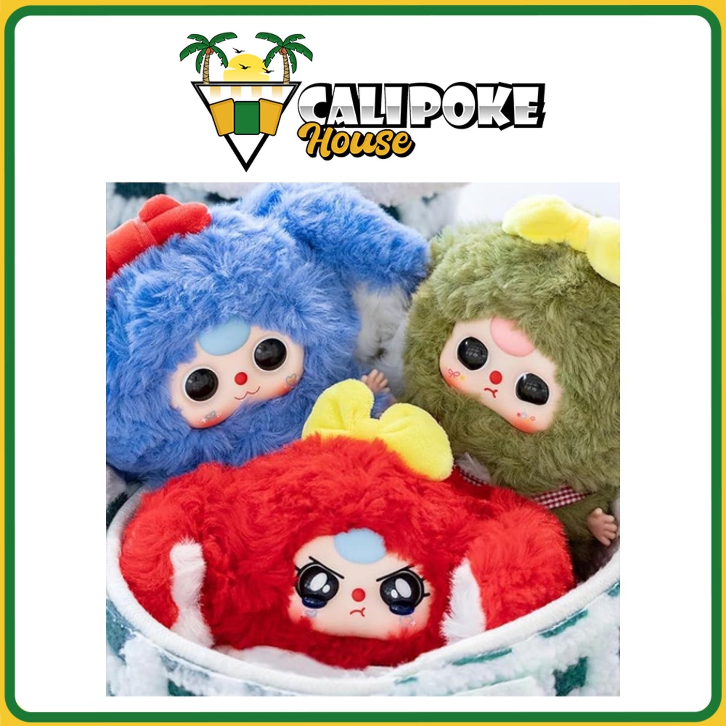 Baby Three Rabbit Macaron Cute Bunny Series 2 Vinyl Plush Blind Box
