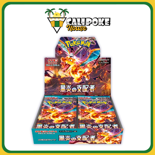Pokémon Trading Card Game SV3 Scarlet & Violet Booster Box Ruler of the Black Flame Japanese Sealed