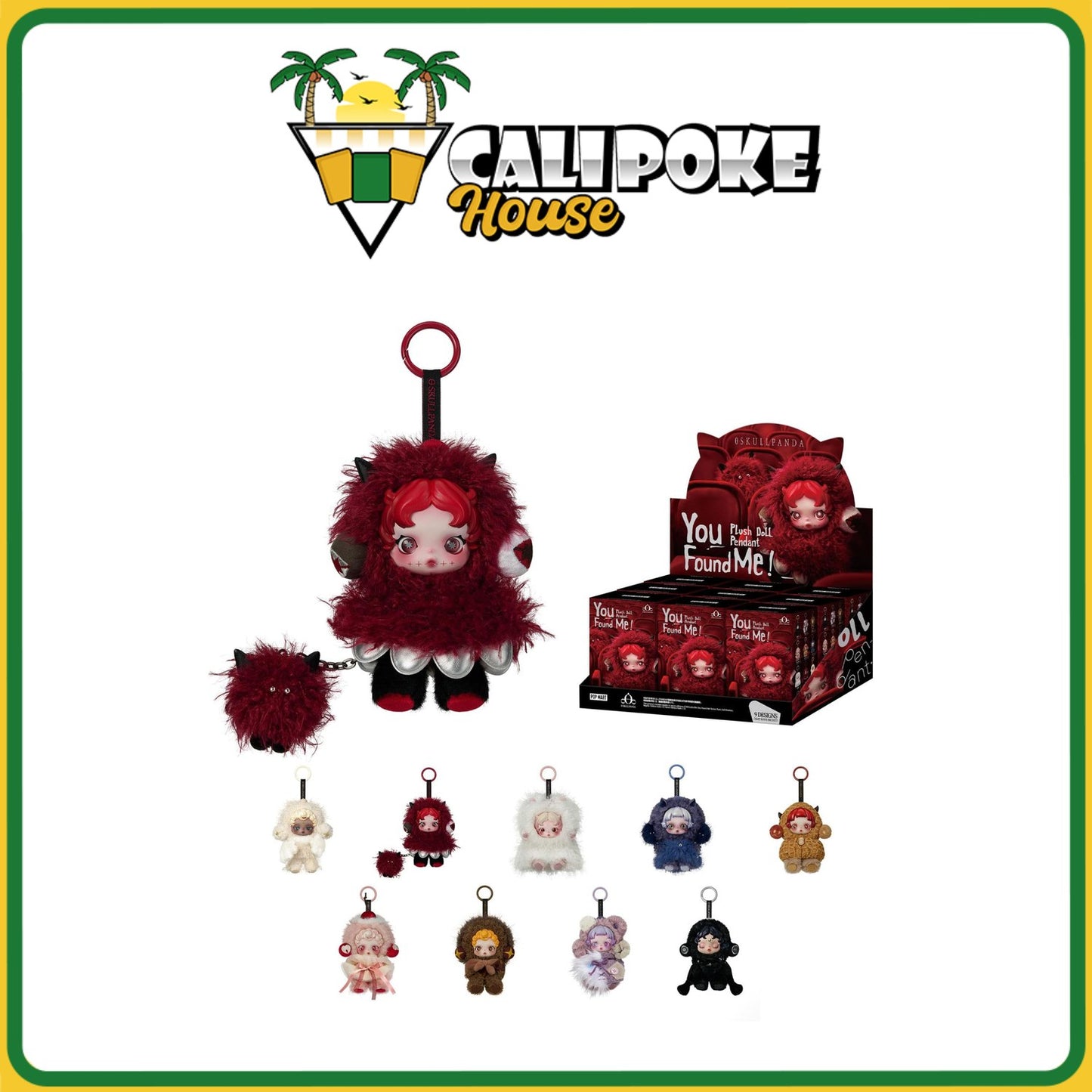 Pop Mart Skullpanda You Found Me! Series Plush Doll Pendant Blind Box