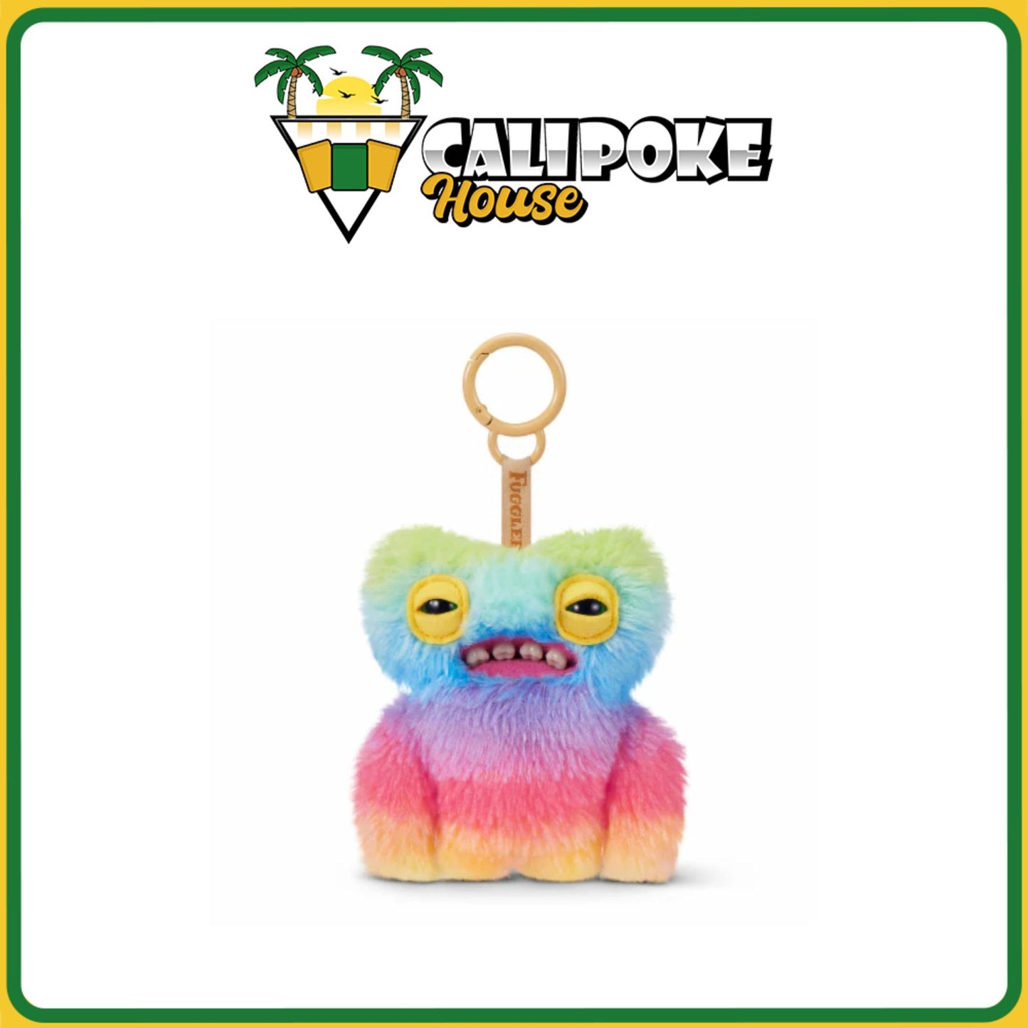 ZURU Fugglers Keyring Charm 5" Plushies (Rainbow Wide Eyed Weirdo)