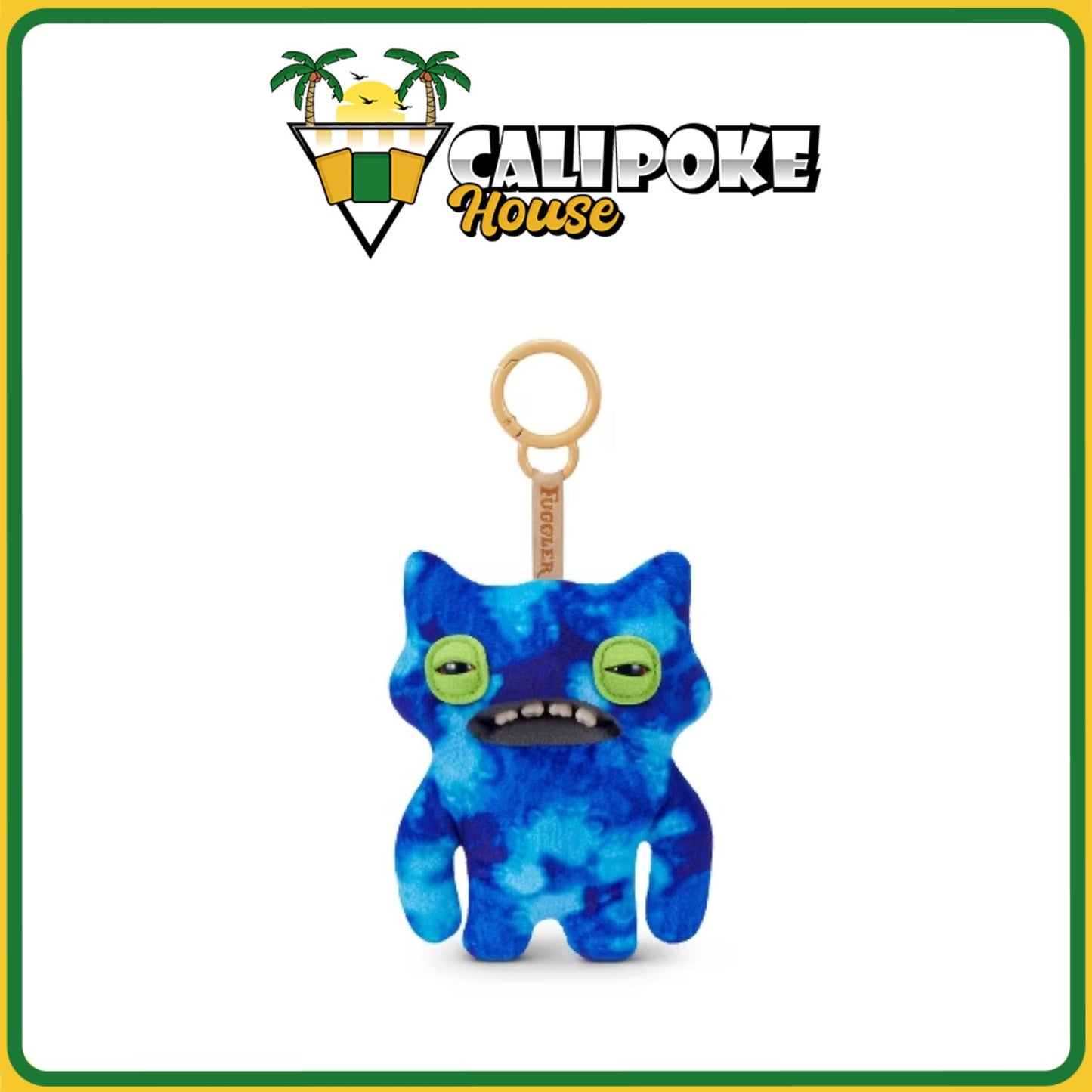 ZURU Fugglers Keyring Charm 5" Plushies (Blue Wide Eyed Weirdo)