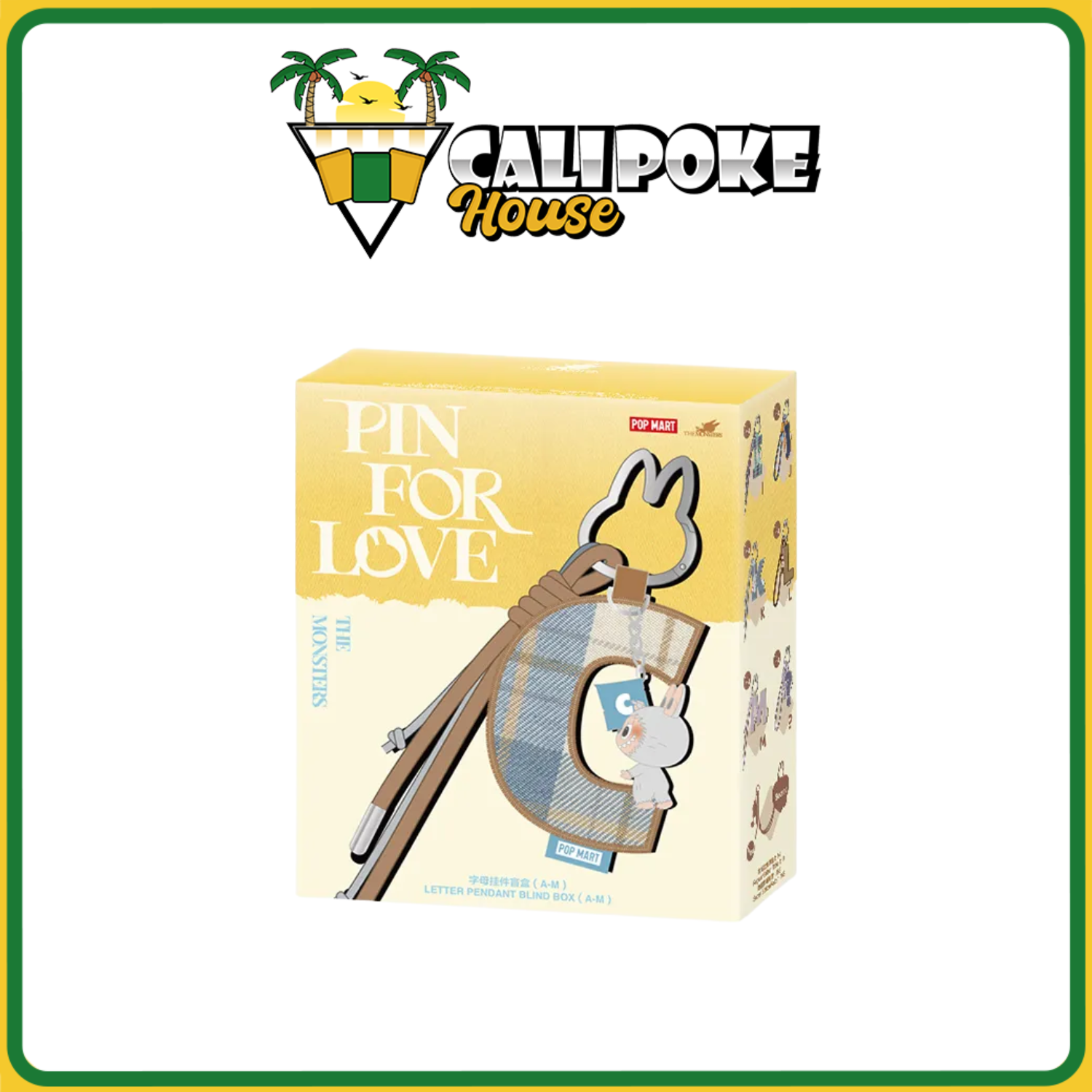 Pop Mart THE MONSTERS (Labubu) V4 Pin for Love Series- Letter