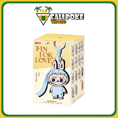 Pop Mart THE MONSTERS (Labubu) V4 Pin for Love Series - Vinyl Plush Pendant Blind Box (A-M)