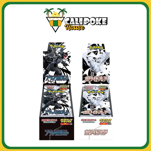 Pokémon Trading Card Black Bolt and White Flare Deluxe Booster Box (Pair Box) Scarlet & Violet SV11W Japanese Sealed