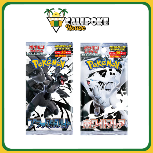 Pokémon Trading Card Black Bolt and White Flare Deluxe Booster Box (Pair Box) Scarlet & Violet SV11W Japanese Sealed