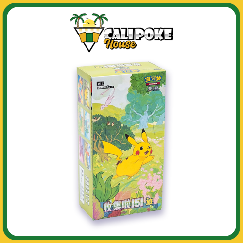 Pokmon Trading Card Game Chinese 151 Slim Booster Box [Simplified Chi Calipokehouse Pokmon Trading Card Game Chinese 151 Slim Booster Box [Simplified Chi Calipokehouse