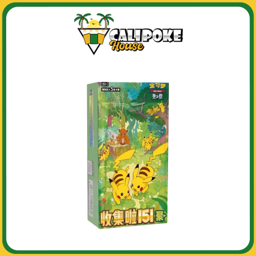 Pokmon Trading Card Game Chinese 151 Gathering Slim Booster Box [Simp Calipokehouse Pokmon Trading Card Game Chinese 151 Gathering Slim Booster Box [Simp Calipokehouse