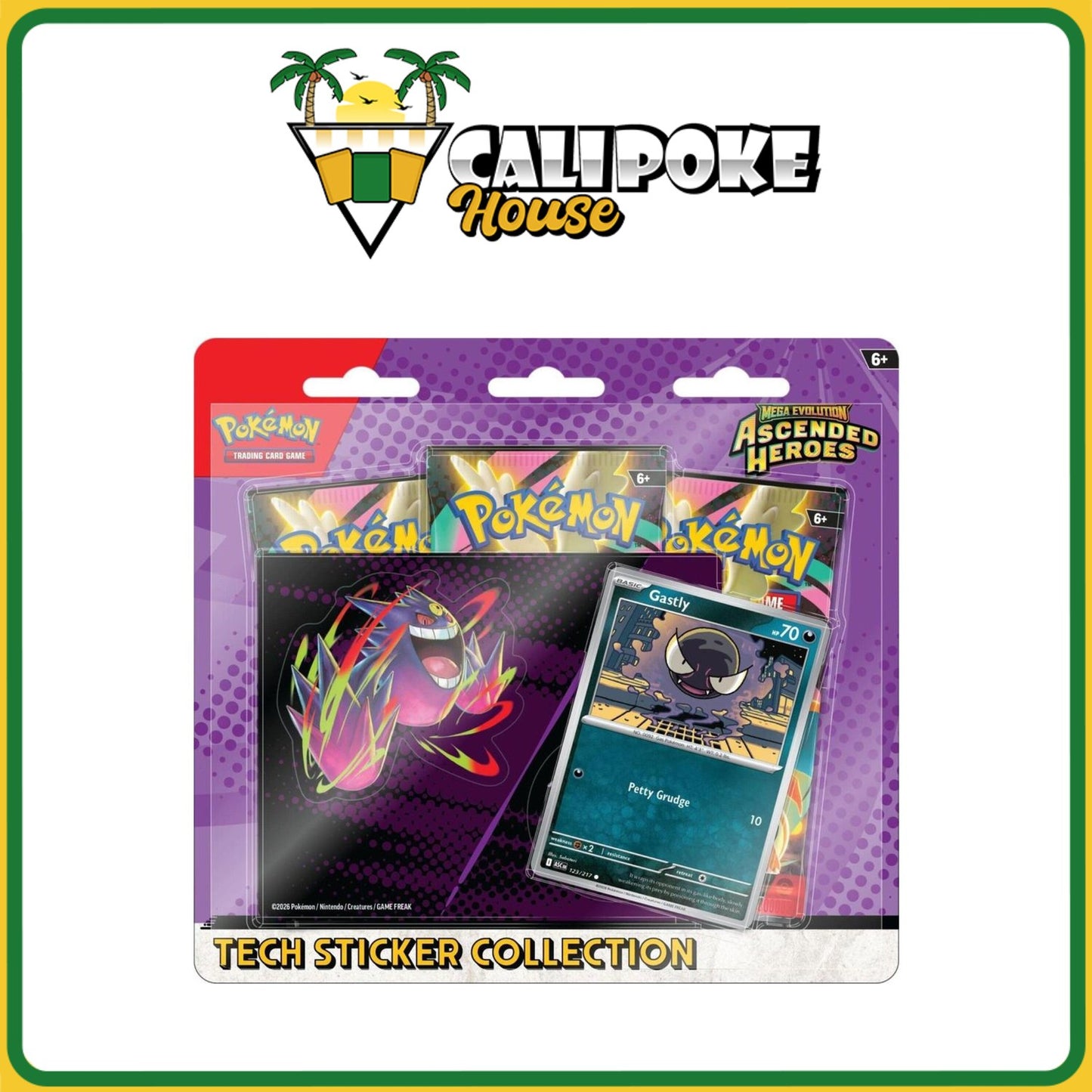 Pokemon Trading Card Game Ascended Heroes Tech Sticker Collection English Sealed
