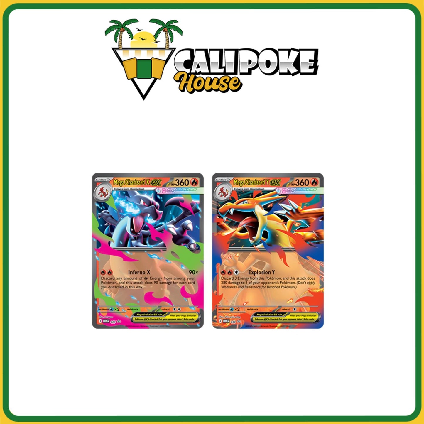 Pokemon Trading Card Game Mega Charizard Tin English Sealed