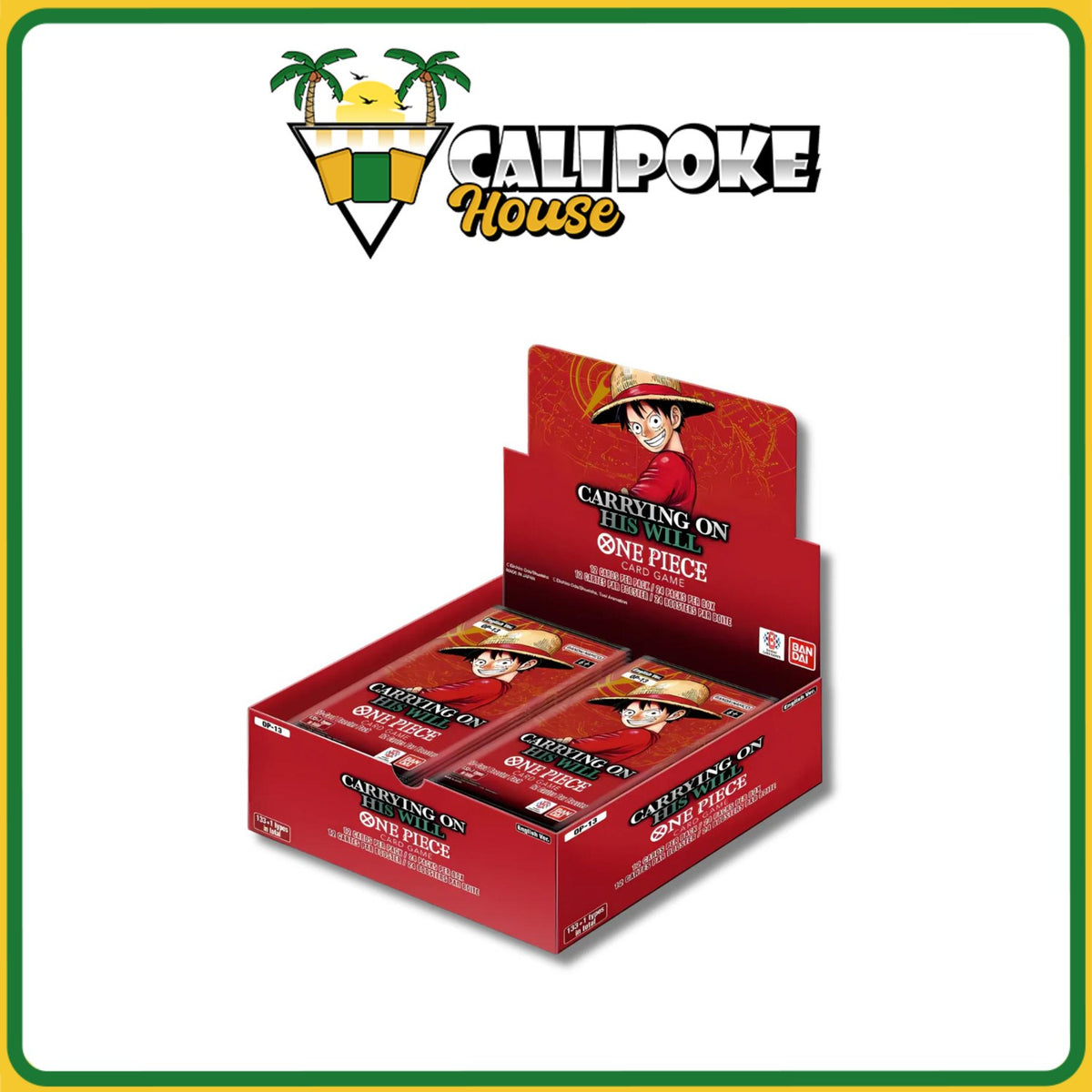 One Piece Trading Card Game OP-13 Booster Box Carrying on His Will English Sealed