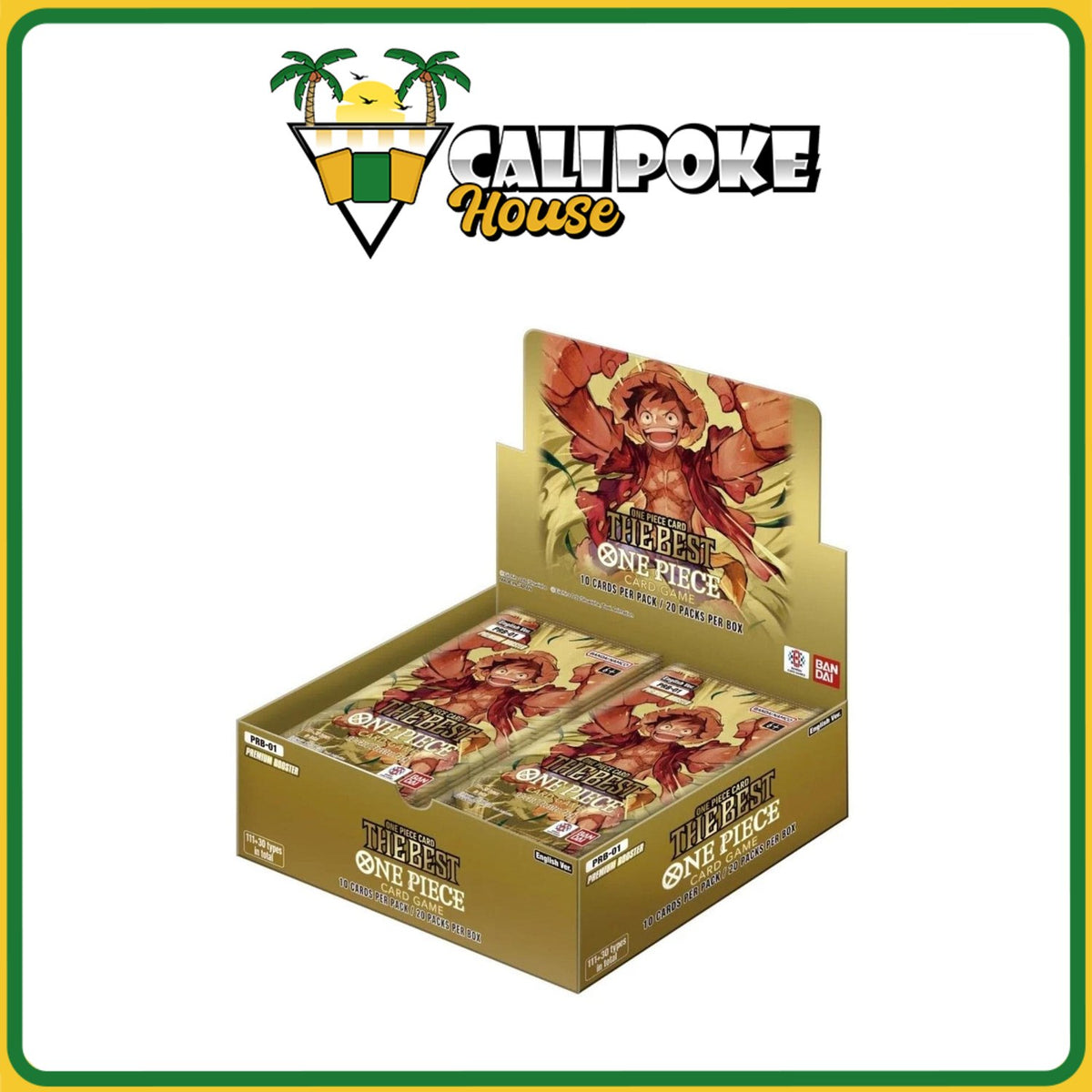 One Piece Trading Card Game PRB-01 Booster Box The Best Vol. 1 English Sealed