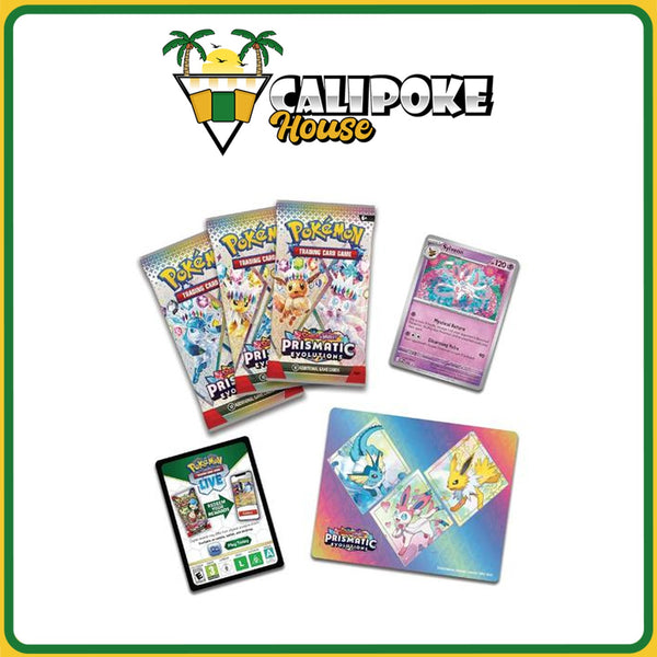 Pokemon Trading Card Game Prismatic Evolutions Tech Sticker Collection English Sealed