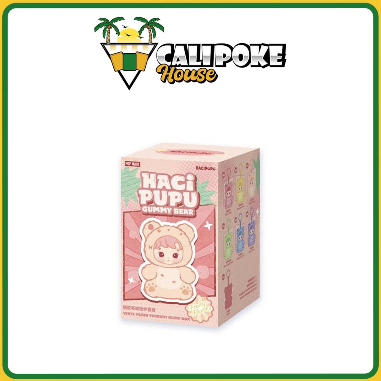 Pop Mart Hacipupu Gummy Bear Series Vinyl Plush Pendant Blind Box Sealed