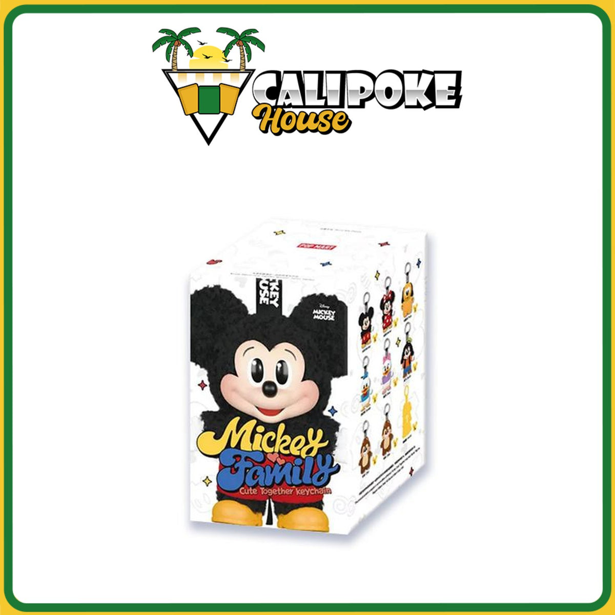 Pop Mart Mickey Family Cute Together Keychain Series Figures Blind Box Sealed