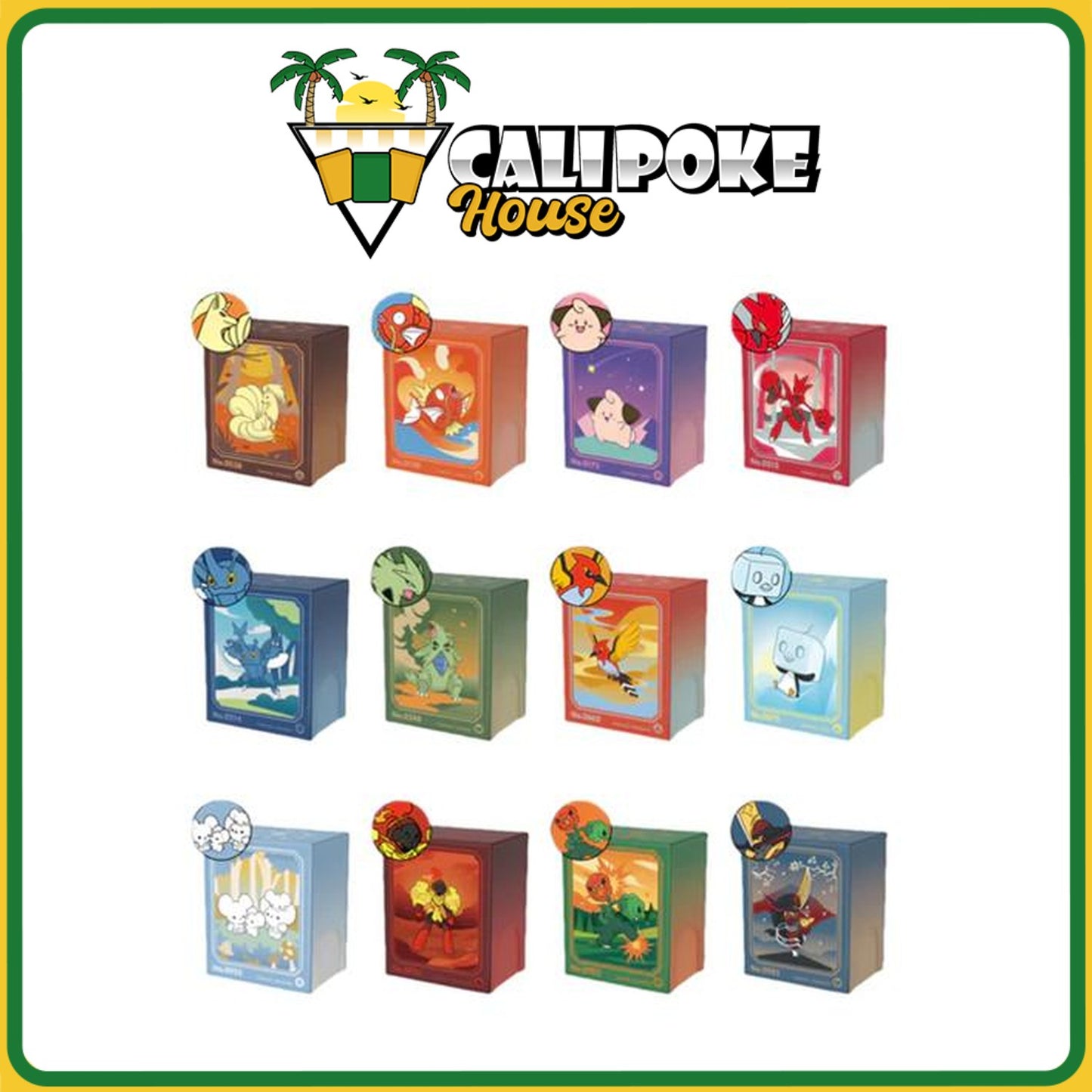 Pokemon Chinese Illustration Rare Metal Card Deck Blind Box