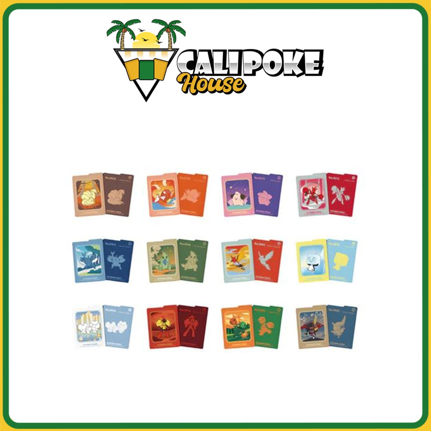 Pokemon Chinese Illustration Rare Metal Card Deck Blind Box