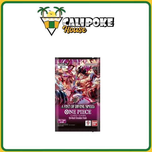 One Piece Trading Card Game OP-11 Booster Box A Fist of Divine Speed English Sealed