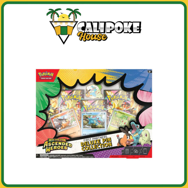 Pokemon Trading Card Game Ascended Heroes First Partners Deluxe Pin Collection English Sealed