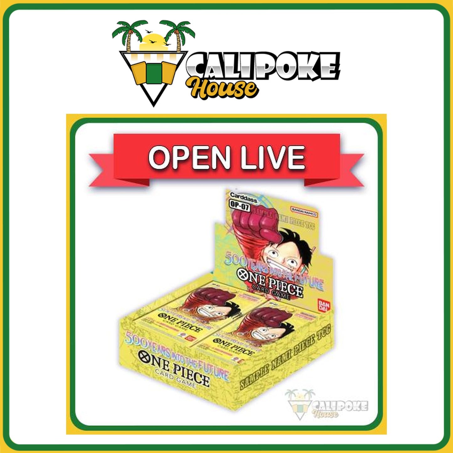 One Piece Trading Card Game OP-07 500 Years in the Future Booster Box English Sealed