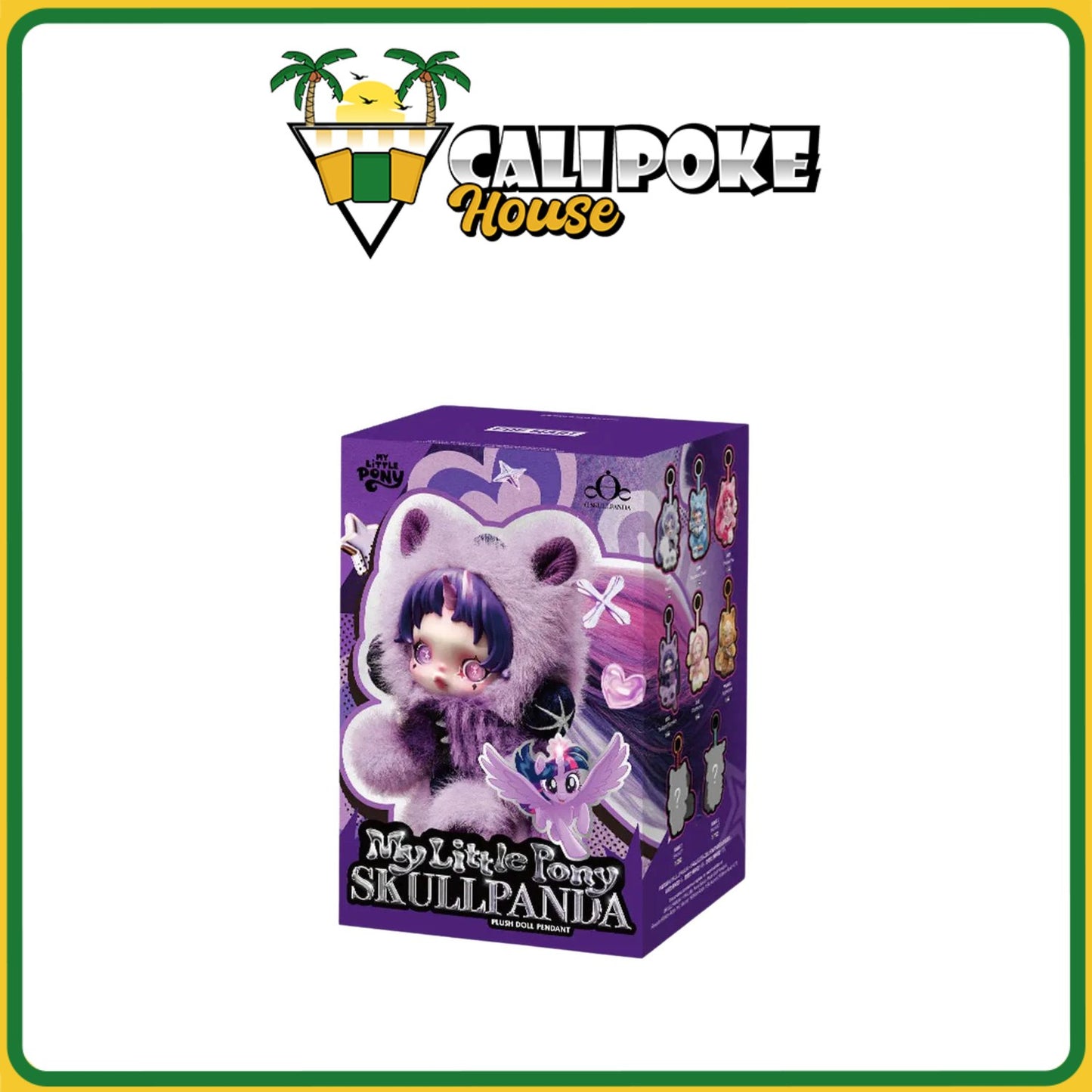 Pop Mart SKULLPANDA x My Little Pony Series Plush Keychain Blind Box Sealed