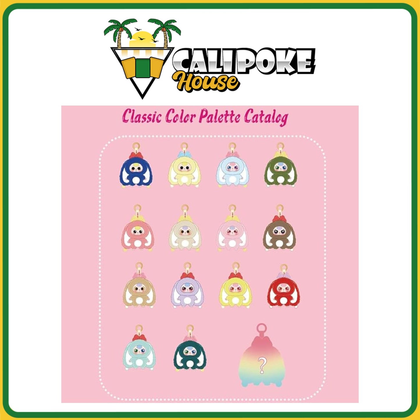 Baby Three Rabbit Macaron Cute Bunny Series 2 Vinyl Plush Blind Box