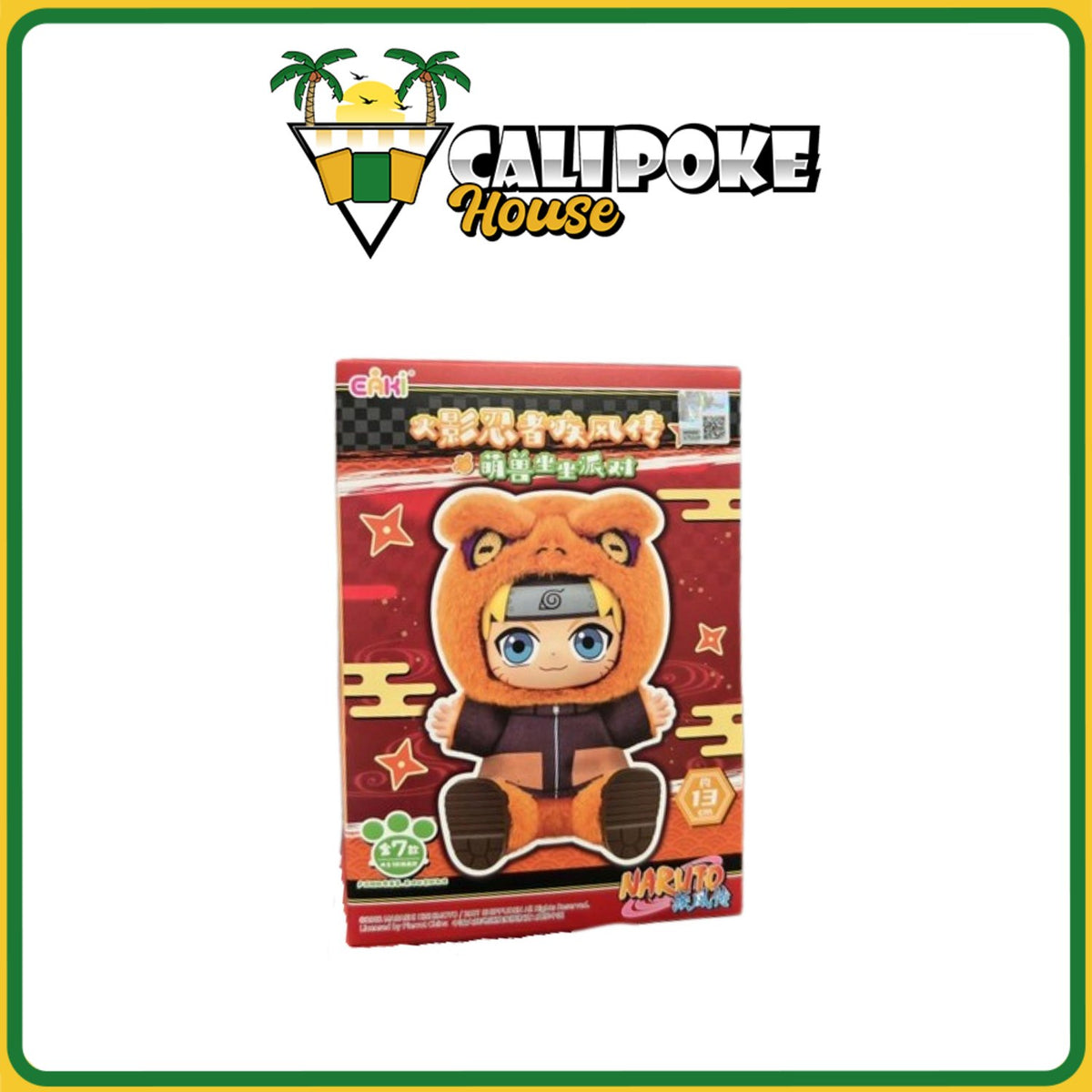 Top Toy Naruto Shippuden Beast Party Series 2 Vinyl Figure Plush Blind Box