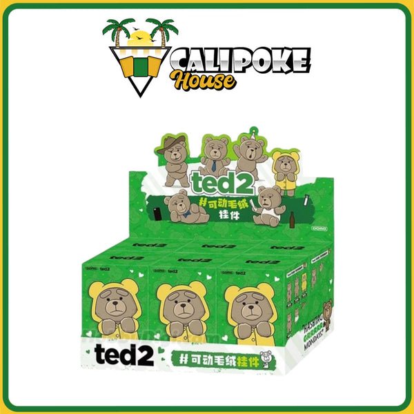 Pop Mart Ted 2 Teddy Bear Action Plush Pendant Blind Box