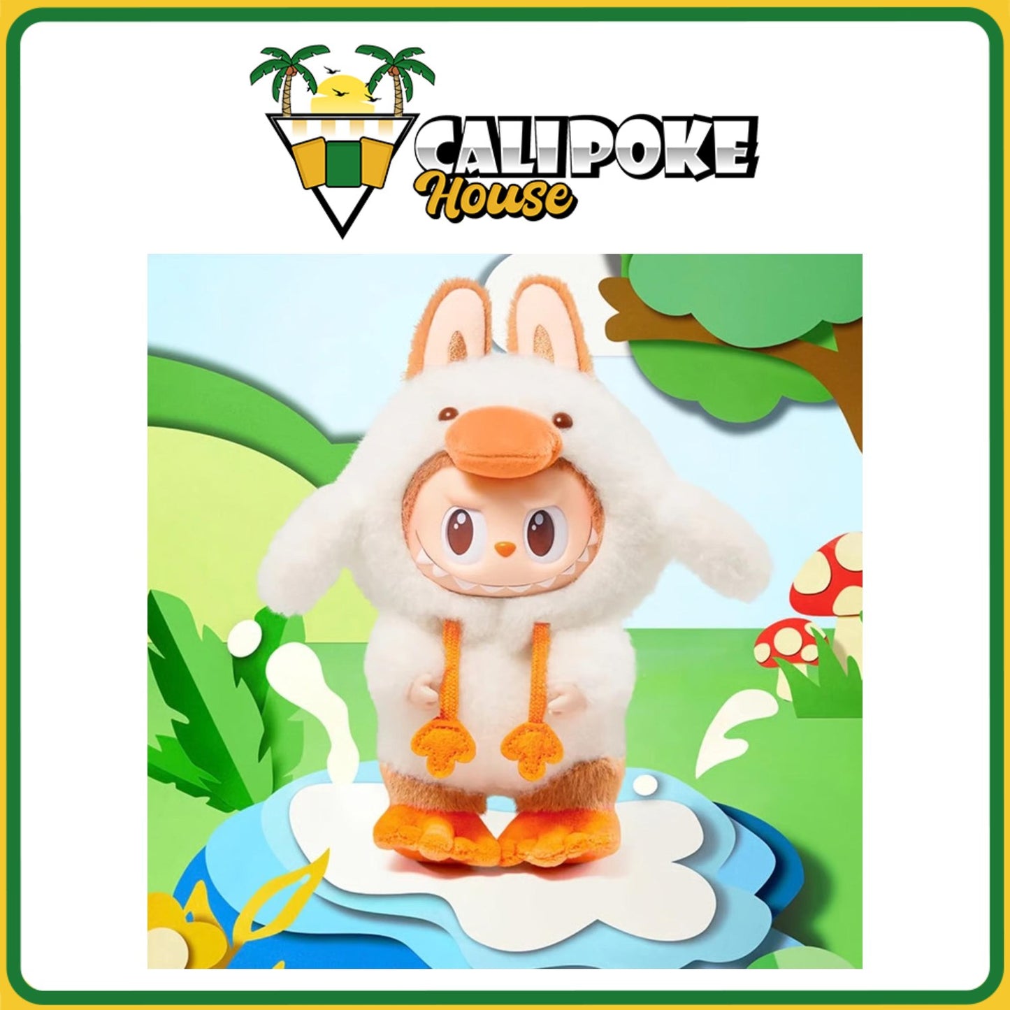 Pop Mart The Monsters Labubu Forest Fairy Tale Duck Vinyl Plush Pendant