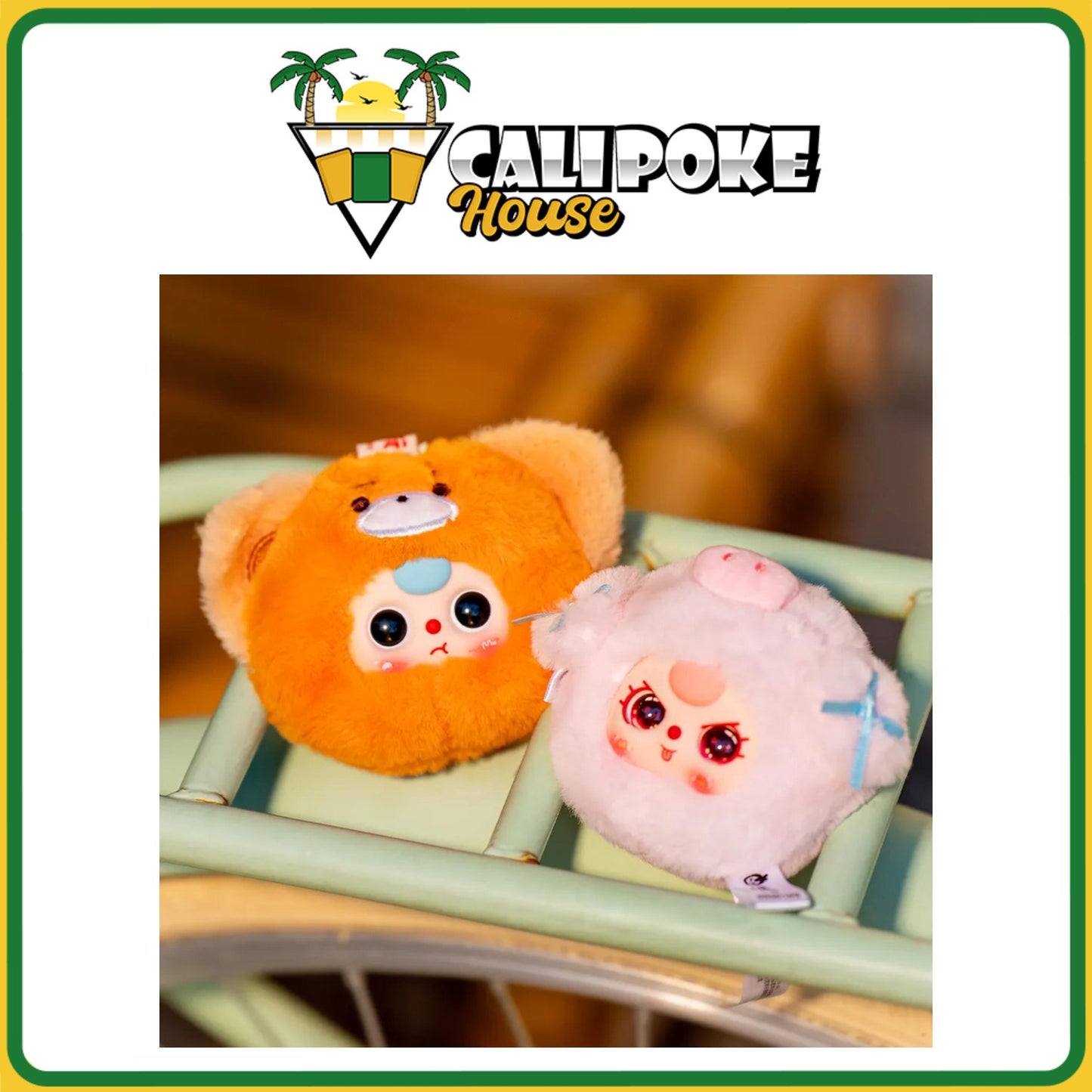 Baby Three Tiny Animal Head Series Plush Blind Box