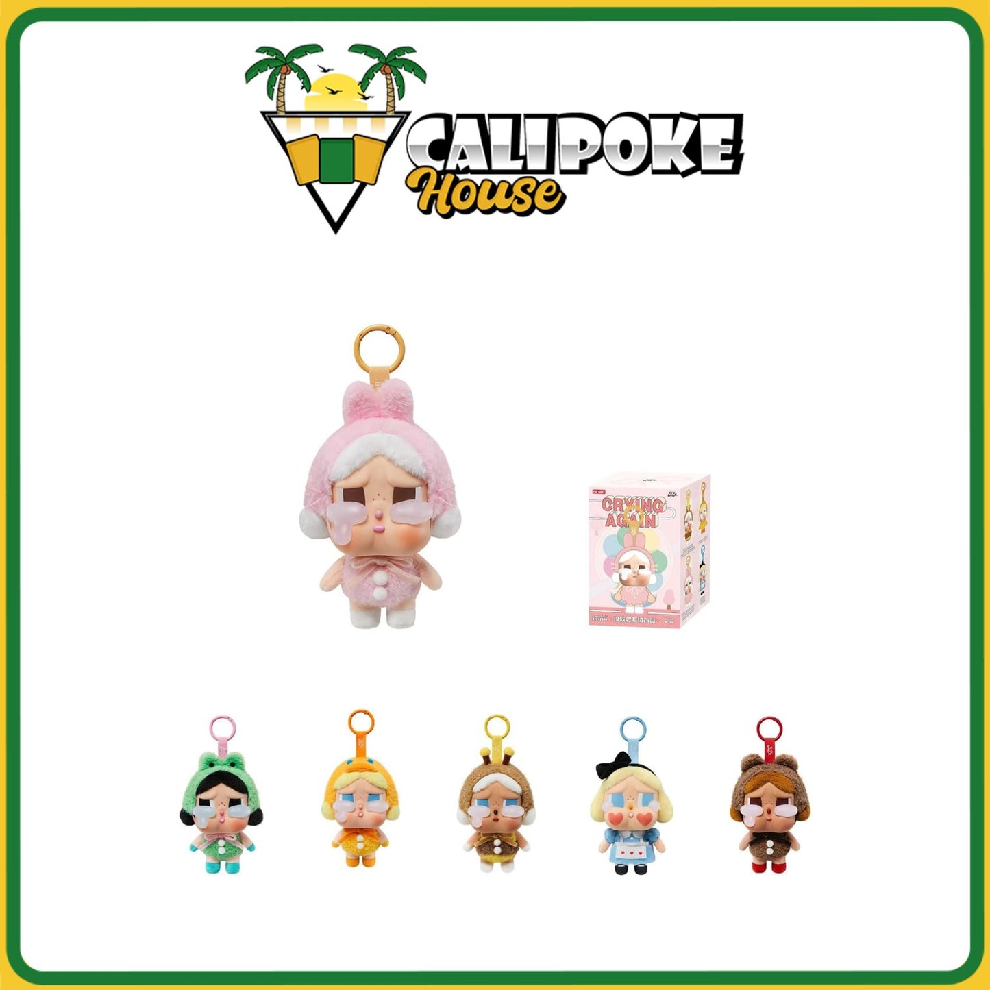 Pop Mart Crybaby Crying Again Series Vinyl Face Plush Blind Box