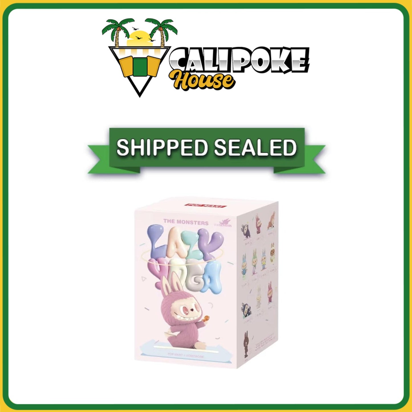Pop Mart The Monsters (Labubu) Lazy Yoga Series Figures Blind Box