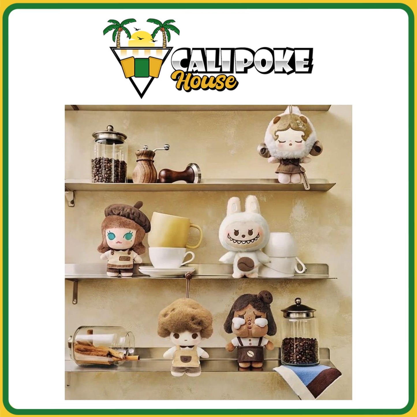 Pop Mart Pop Bean Coffee Factory Series Plush Pendant Blind Box