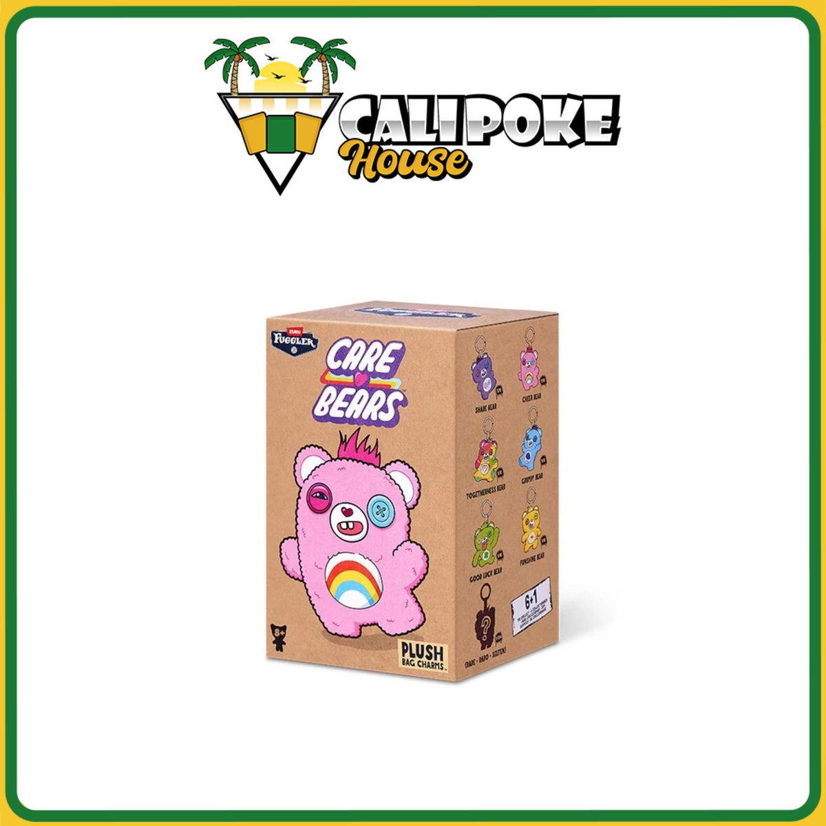 ZURU Fugglers X Care Bears Plush Keychain Blind Box