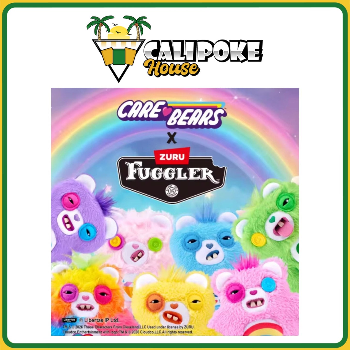 ZURU Fugglers X Care Bears Plush Keychain Blind Box