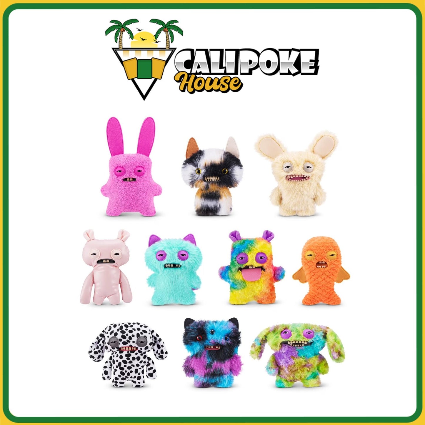 ZURU Fugglers Butt Ugly Pets 9'' Plush (Rabid Rabbit)