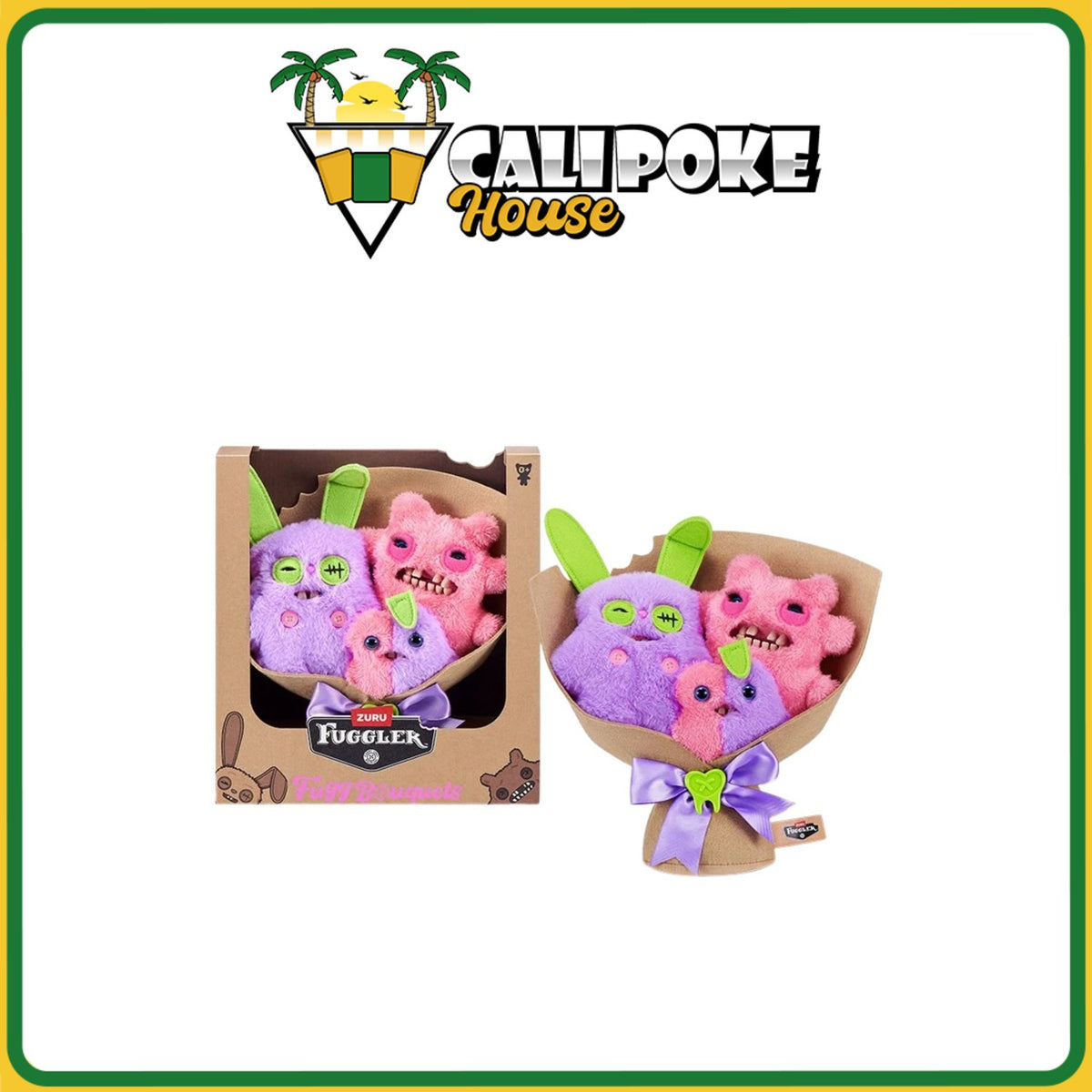 ZURU Fugglers Bouquet - Set of 3 Plushies (Pink & Purple)