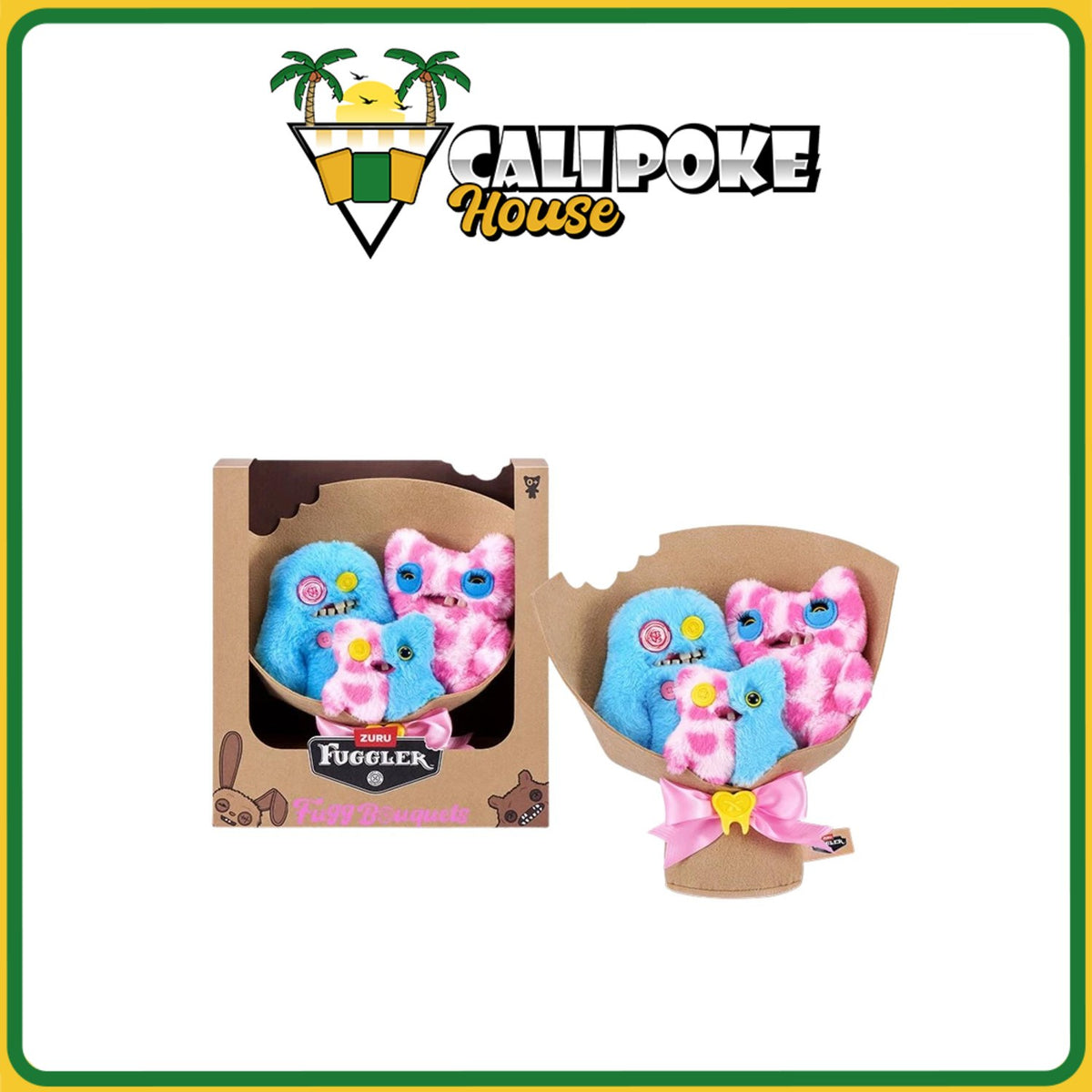 ZURU Fugglers Bouquet - Set of 3 Plushies (Pink & Blue)