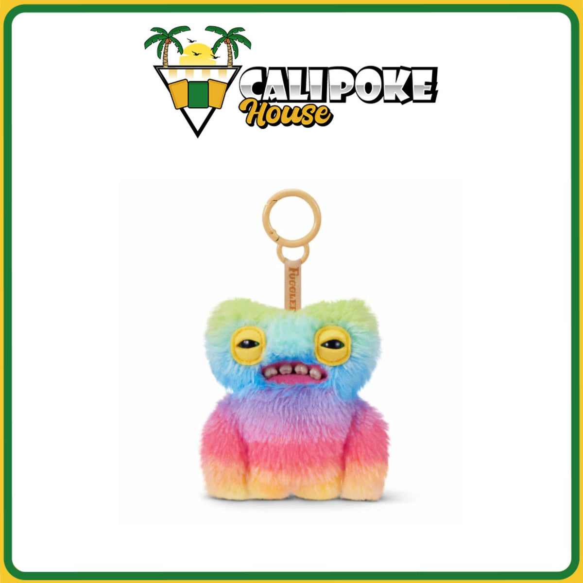 ZURU Fugglers Keyring Charm 5" Plushies (Rainbow Wide Eyed Weirdo)