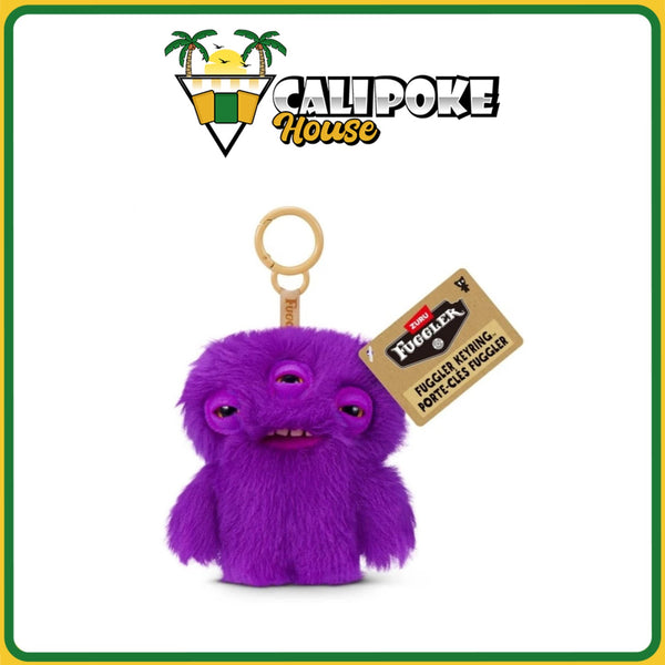 ZURU Fugglers Keyring Charm 5" Plushies (Purple Annoyed Alien)