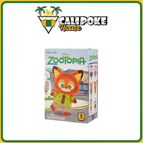 Miniso Zootopia Series Vinyl Plush Pendant Blind Box
