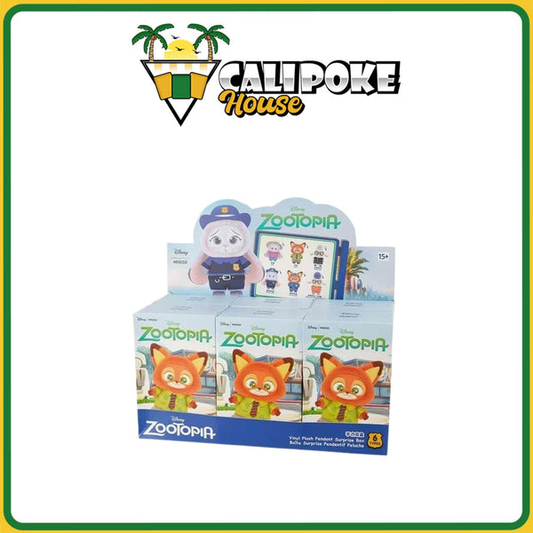 Miniso Zootopia Series Vinyl Plush Pendant Blind Box
