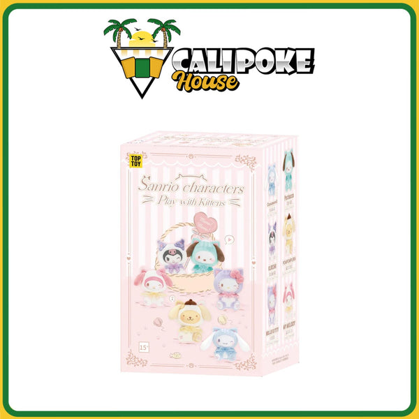Top Toy Sanrio Play with Kittens Series Vinyl Plush Keychain Blind Box