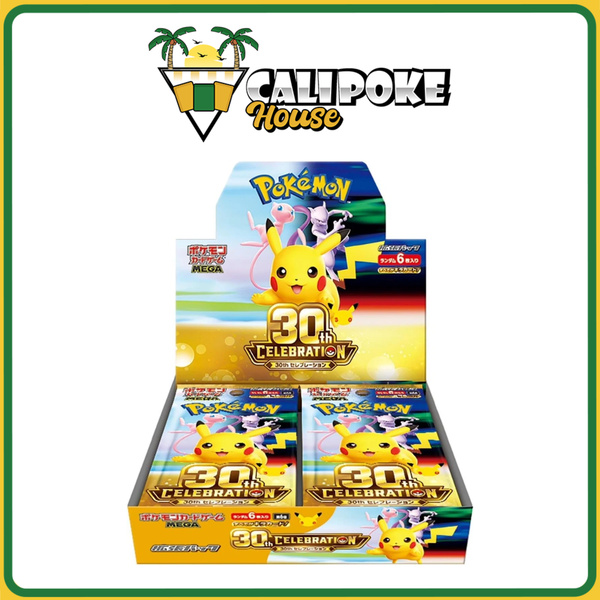 Pokémon Trading Card Game 30th Celebration Booster Box Japanese Sealed