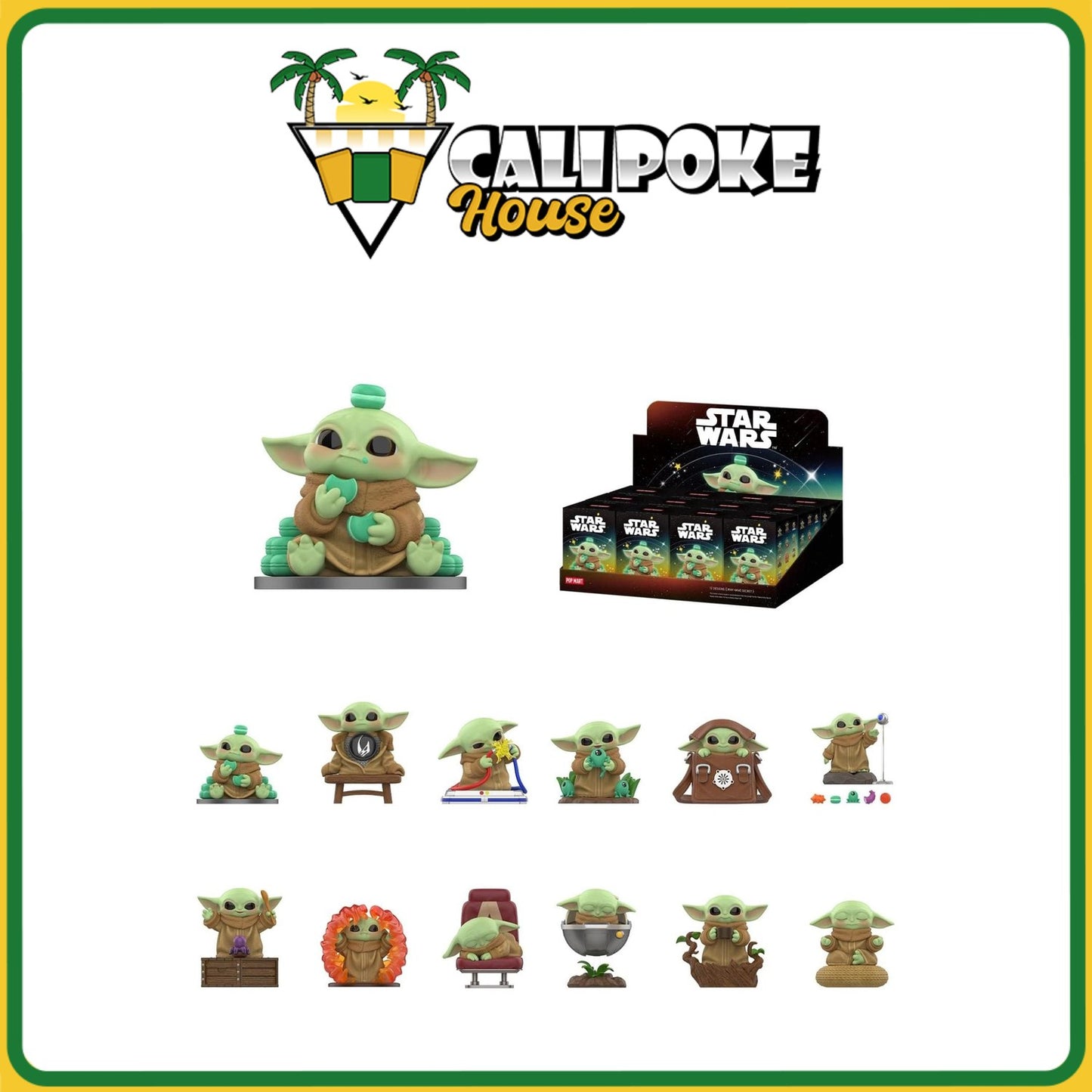 Pop Mart Star Wars Grogu Tiny But Mighty Series Vinyl Figurine Blind Box