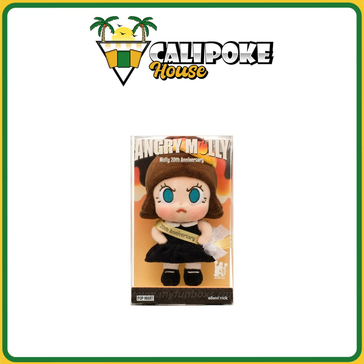 Pop Mart Angry Molly 20th Anniversary K Party Vinyl Figure Plush