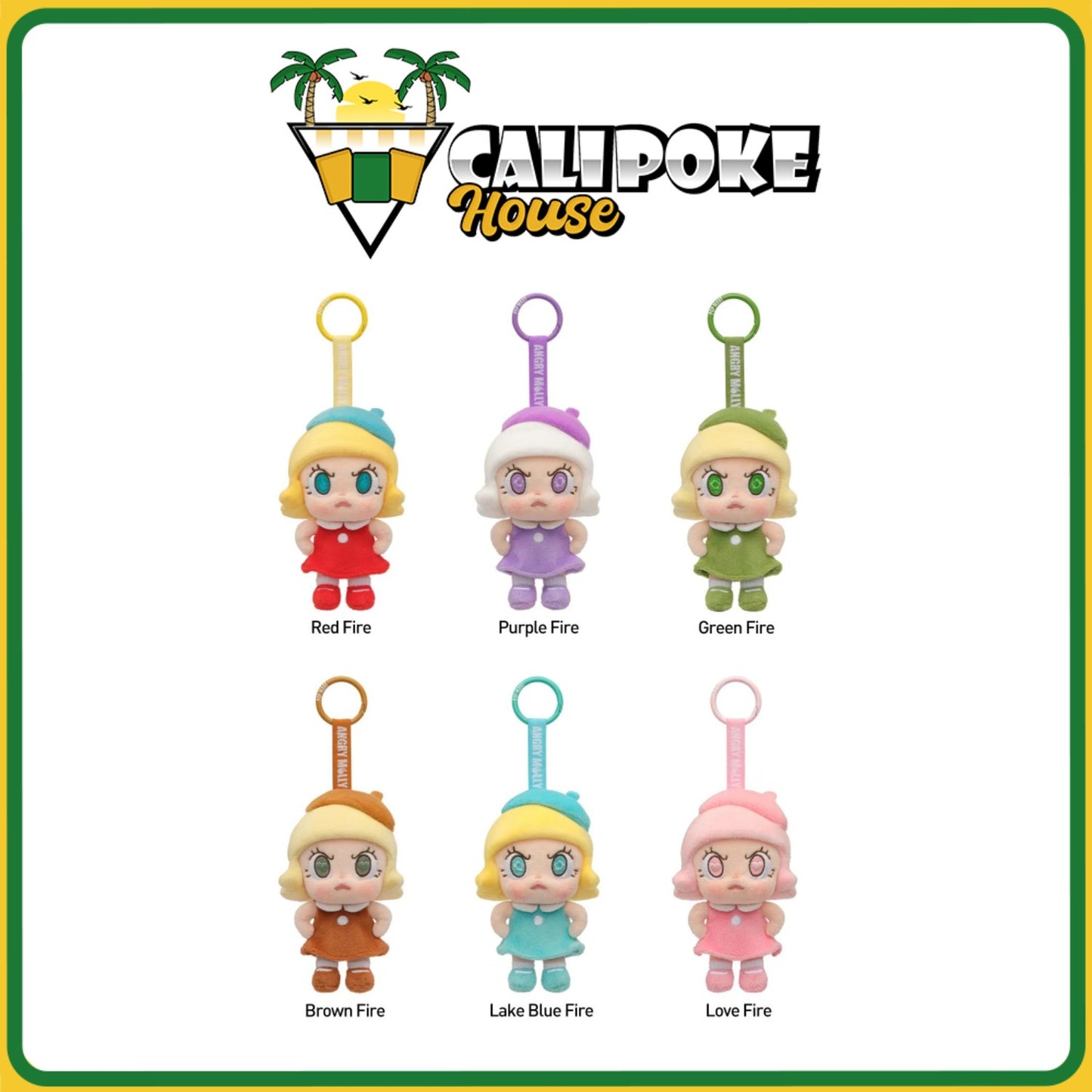 Pop Mart Angry Molly Angry Energy Series Plush Pendant Blind Box