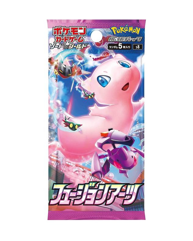 Pokémon Trading Card Game S8 Sword & Shield Booster Box Fusion Arts Japanese Sealed